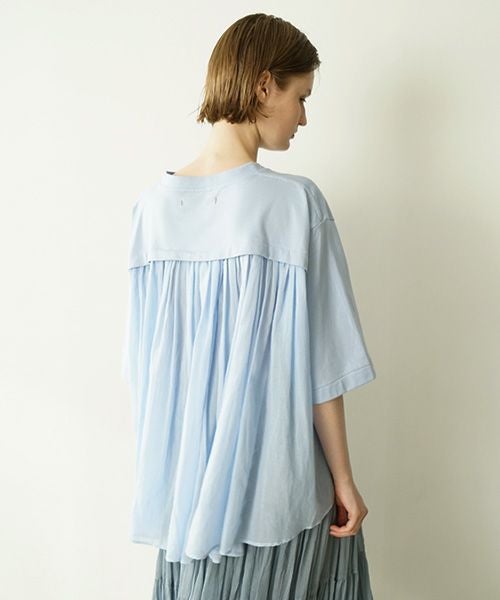 suzuki takayukiスズキタカユキcombination t-shirt ［s251-33/pale sky blue]