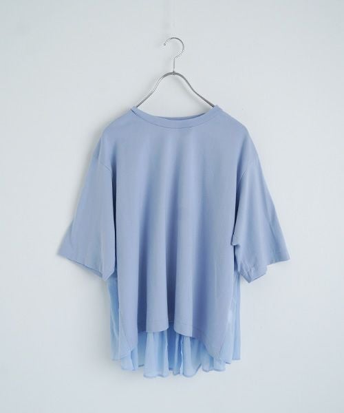 suzuki takayukiスズキタカユキcombination t-shirt ［s251-33/pale sky blue]