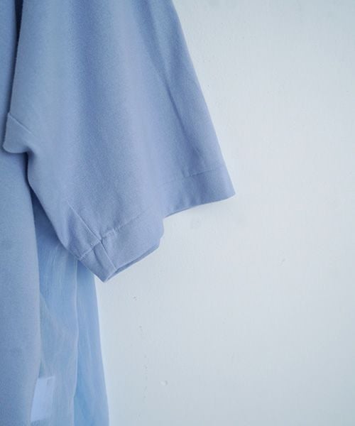 suzuki takayukiスズキタカユキcombination t-shirt ［s251-33/pale sky blue]