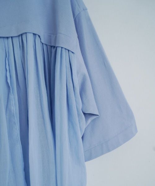 suzuki takayukiスズキタカユキcombination t-shirt ［s251-33/pale sky blue]