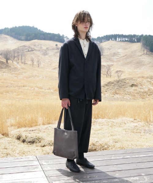VUm PRODUCT B16 shoulder tote deer leather / gray