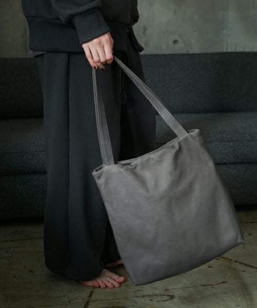 VU PRODUCTヴウプロダクトshoulder toto [GRAY] vu-product-B16 鹿革ショルダートート