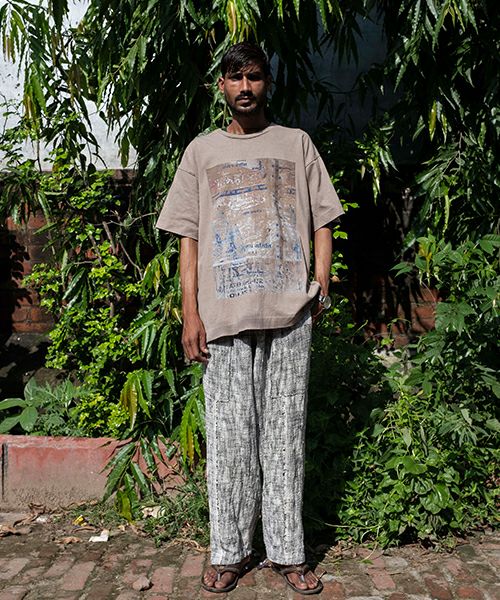 YANTOR ヤントル　Kashi Wall T-shirts[Y255CS01/BEIGE]