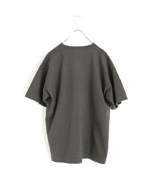 YANTOR　ヤントル　Kashi Wall T-shirts[Y255CS01/CHARCOAL]