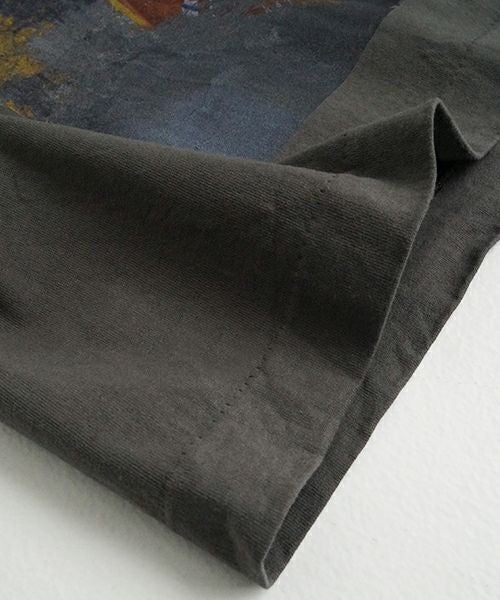 YANTOR　ヤントル　Kashi Wall T-shirts[Y255CS01/CHARCOAL]