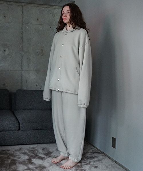 VU ヴウ sweat coach jacket  [PALE GRAY] vum-jk-02