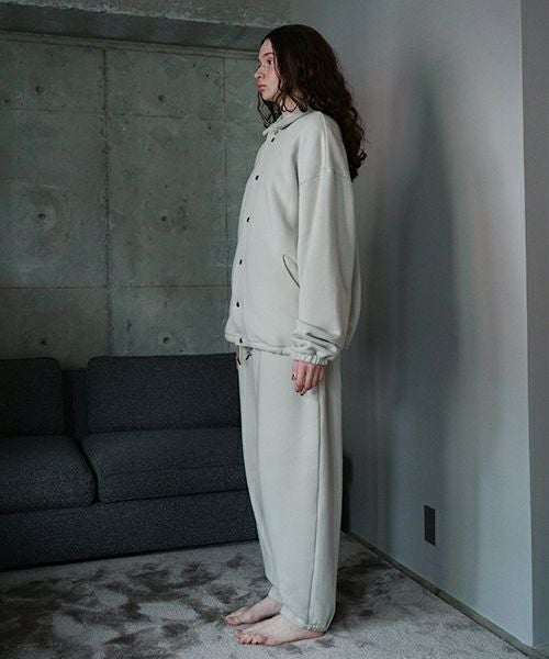 VU ヴウ sweat coach jacket  [PALE GRAY] vum-jk-02