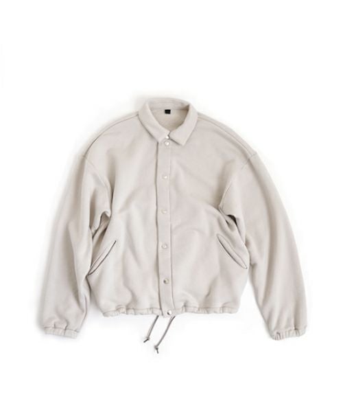 VU ヴウ sweat coach jacket  [PALE GRAY] vum-jk-02