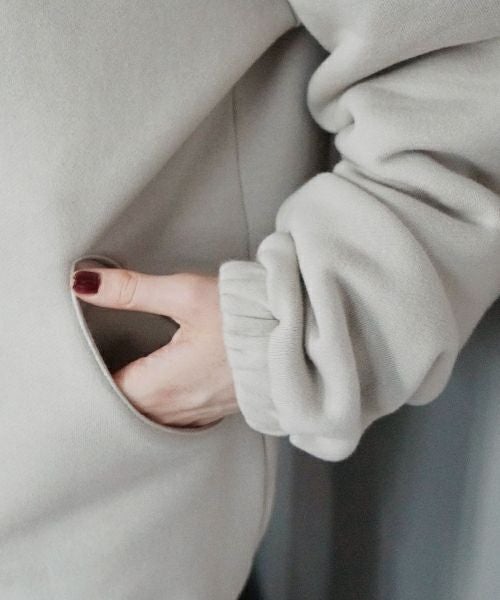 VU ヴウ sweat coach jacket  [PALE GRAY] vum-jk-02