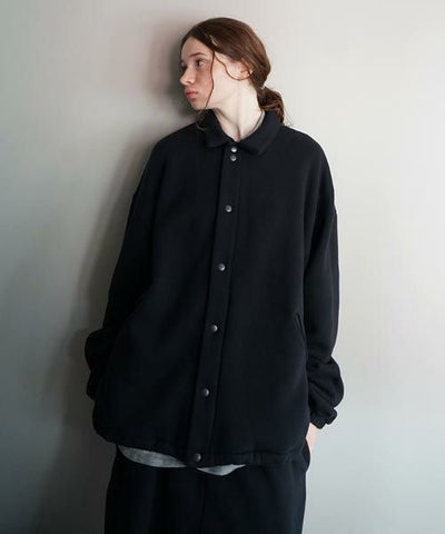 VU / ヴウ sweat coach jacket  [BLACK] vum-jk-02