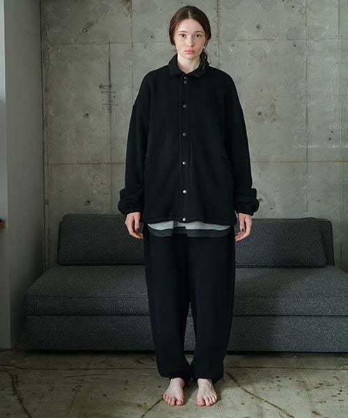 VU / ヴウ sweat coach jacket  [BLACK] vum-jk-02