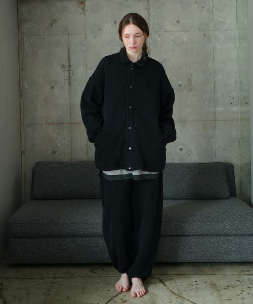 VU / ヴウ sweat coach jacket  [BLACK] vum-jk-02