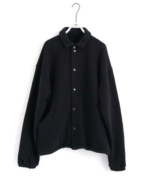 VU / ヴウ sweat coach jacket  [BLACK] vum-jk-02