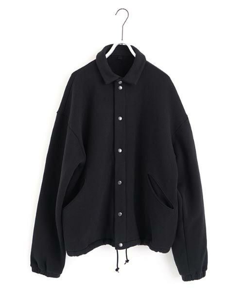 VU / ヴウ sweat coach jacket  [BLACK] vum-jk-02