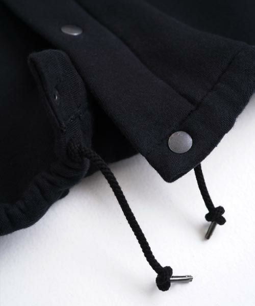 VU / ヴウ sweat coach jacket  [BLACK] vum-jk-02