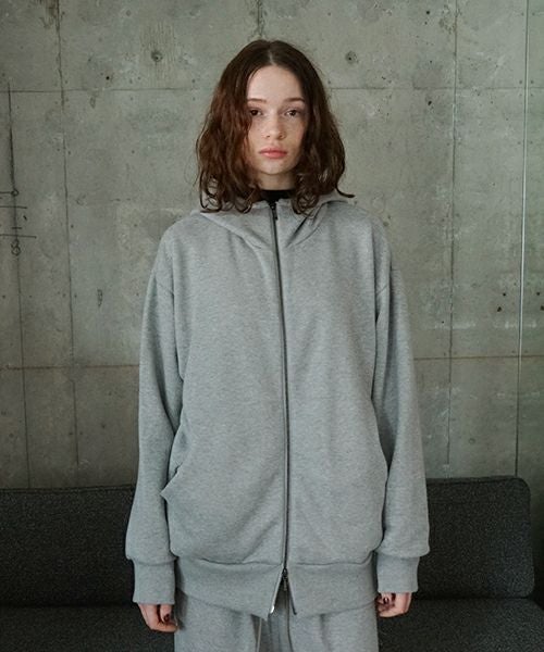 VU / ヴウ zip hoody [HEATHER GRAY] vum-ho-01