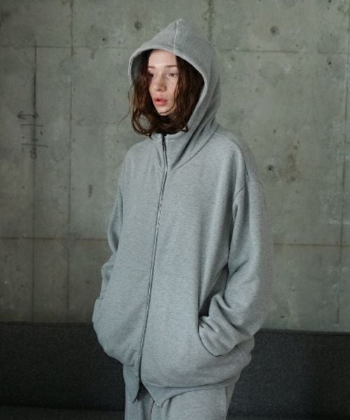 VU / ヴウ zip hoody [HEATHER GRAY] vum-ho-01