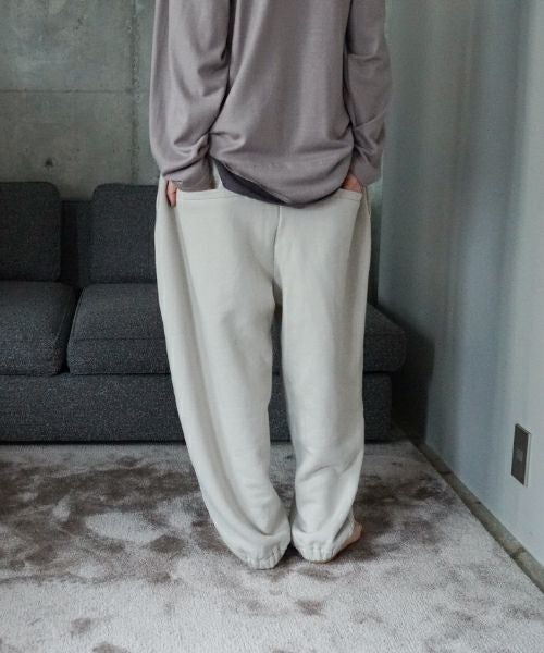 VU / ヴウ sweat easy pants [PALE GRAY] vum-pt-05