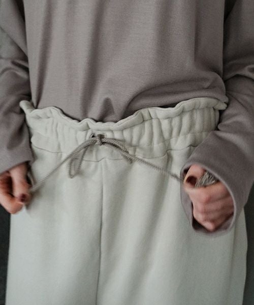 VU / ヴウ sweat easy pants [PALE GRAY] vum-pt-05