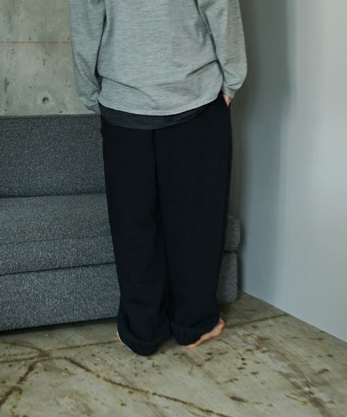 VU / ヴウ sweat easy pants  [BLACK] vum-pt-05