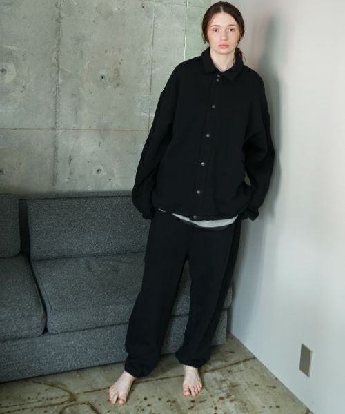 VU / ヴウ sweat easy pants  [BLACK] vum-pt-05
