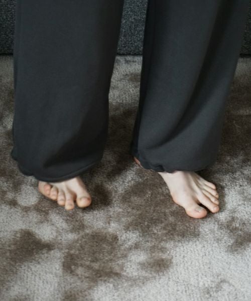 VU ヴウ sweat wide pants [GRAHITE] vum-pt-06