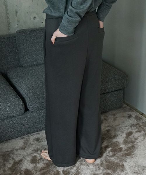 VU ヴウ sweat wide pants [GRAHITE] vum-pt-06