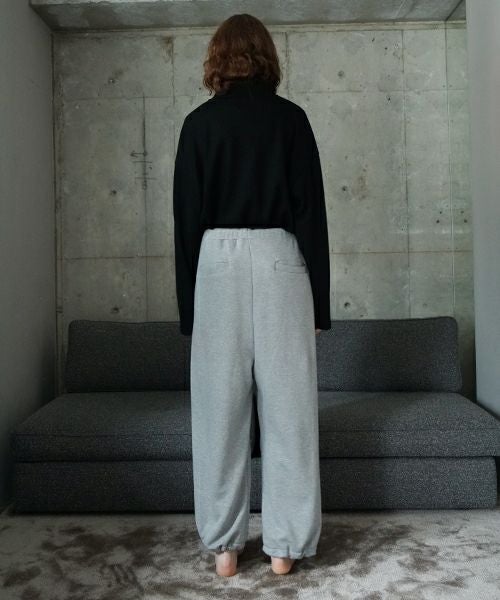 VU ヴウ sweat wide pants [HEATHER GRAY] vum-pt-06