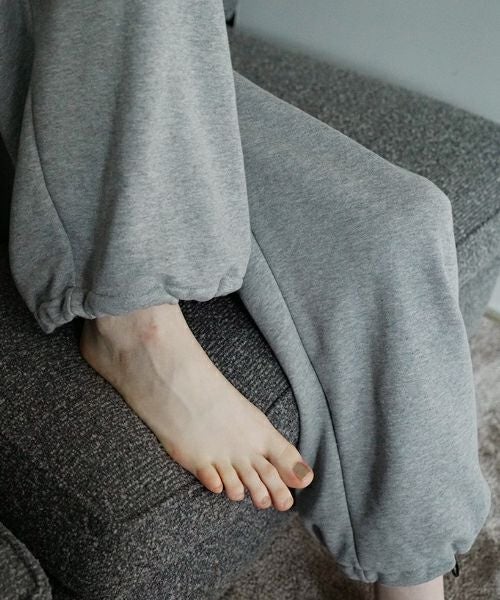VU ヴウ sweat wide pants [HEATHER GRAY] vum-pt-06