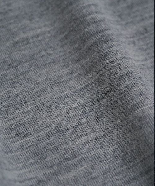 VU ヴウ petite high neck layered long knit washable wool  [BLACK×BLUE] vum-kn-02