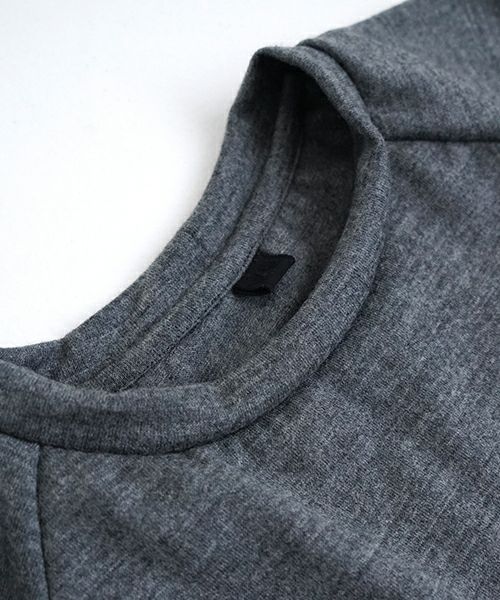 VU ヴウ basic long knit  [DARK HEATHER GRAY] vum-kn01