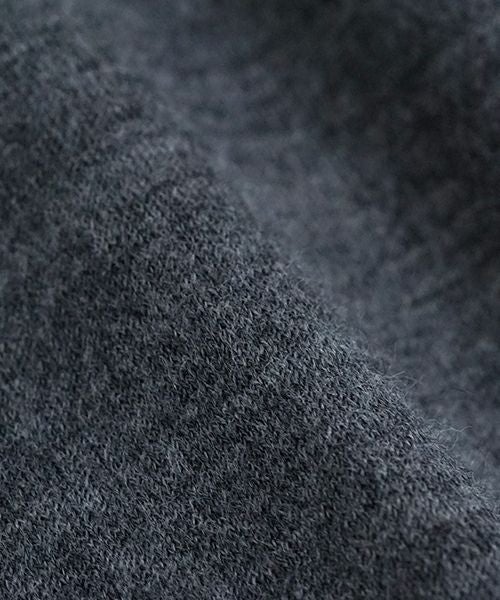 VU ヴウ basic long knit  [DARK HEATHER GRAY] vum-kn01