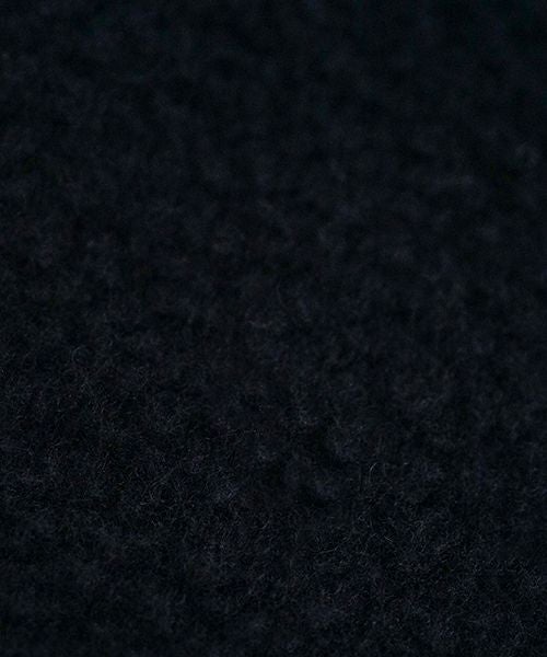 VU ヴウ v vest  cotton wool [BLACK] vum-kn01