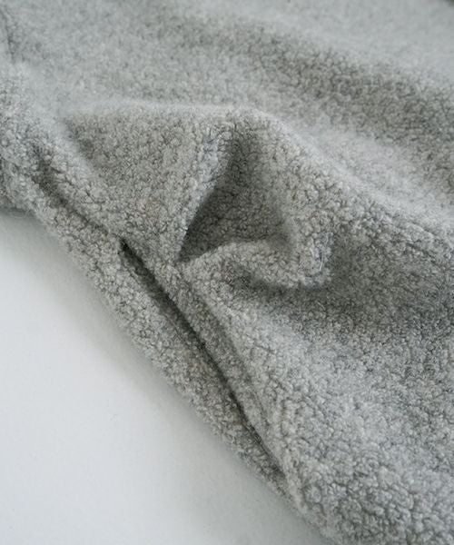 VU ヴウ boa v vest  [LIGHT HEATHER GRAY] vum-kn01