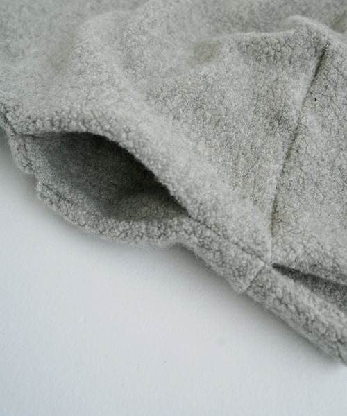 VU ヴウ boa v vest  [LIGHT HEATHER GRAY] vum-kn01