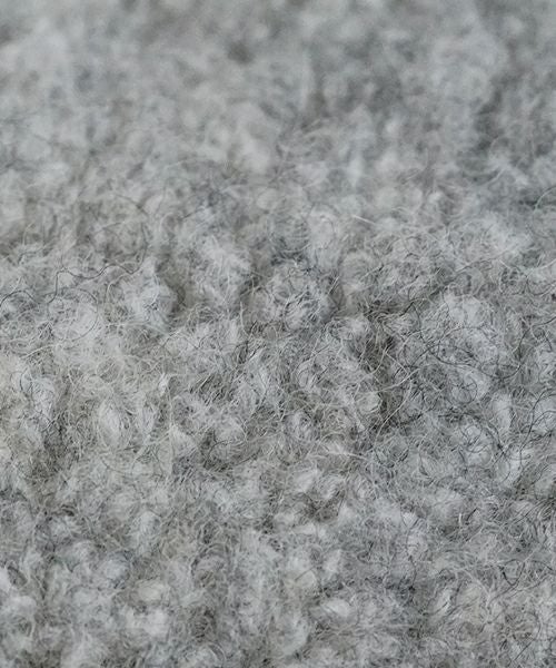 VU ヴウ boa v vest  [LIGHT HEATHER GRAY] vum-kn01