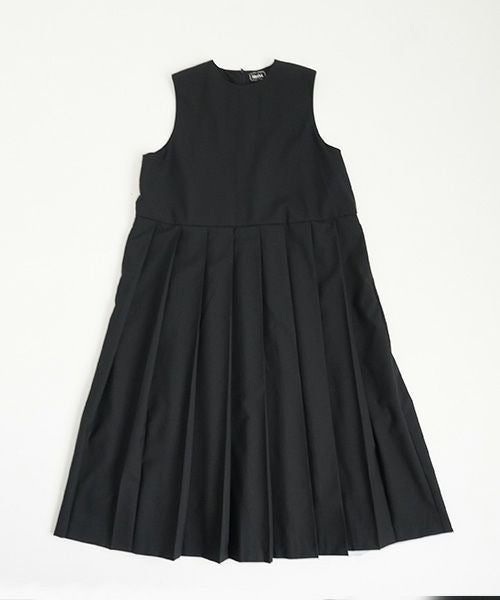  Mochiモチa-line sleeveless dress [black/256-Mochi-01]