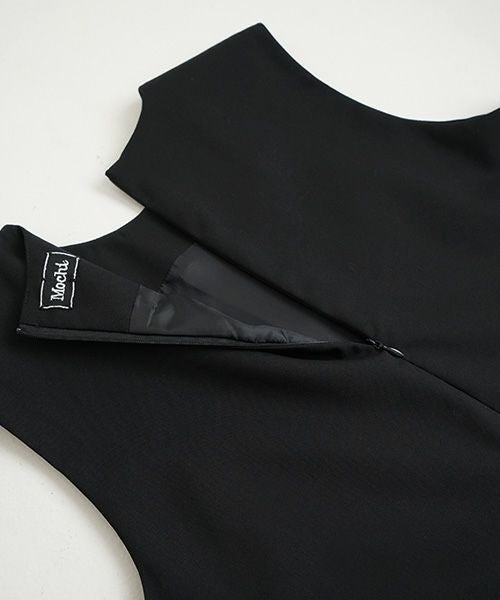  Mochiモチa-line sleeveless dress [black/256-Mochi-01]