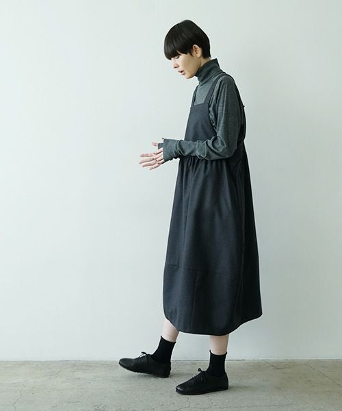  Mochiモチbud dress [charcoal gray/256-Mochi-02]