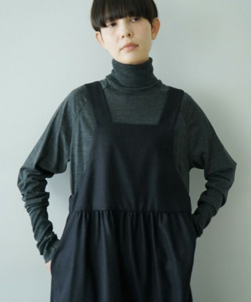  Mochiモチbud dress [charcoal gray/256-Mochi-02]