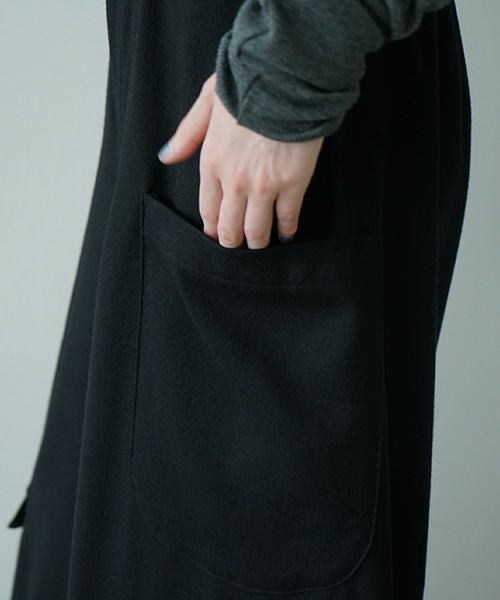 Mochiモチpocket wide pants [black/ma25-pt-01]