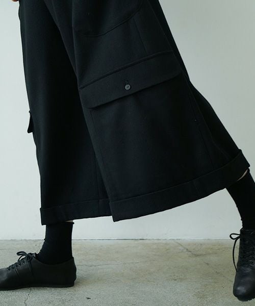 Mochiモチpocket wide pants [black/ma25-pt-01]