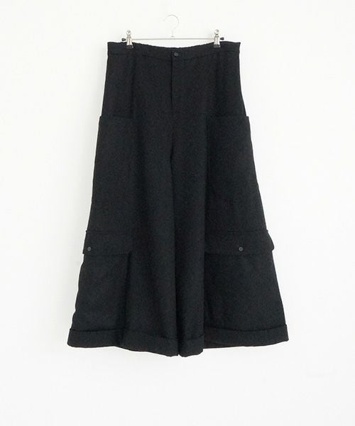 Mochiモチpocket wide pants [black/ma25-pt-01]