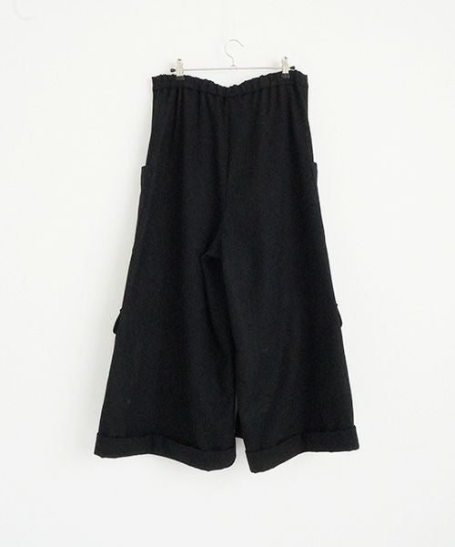 Mochiモチpocket wide pants [black/ma25-pt-01]