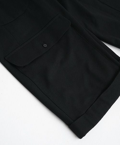 Mochiモチpocket wide pants [black/ma25-pt-01]
