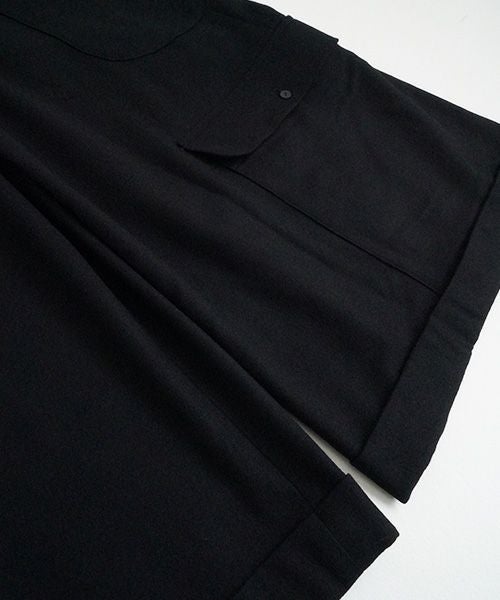 Mochiモチpocket wide pants [black/ma25-pt-01]