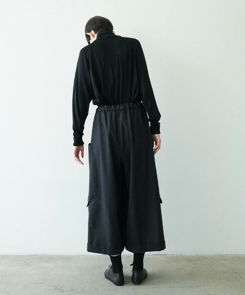 Mochiモチpocket wide pants [charcoal gray/ma25-pt-01] 