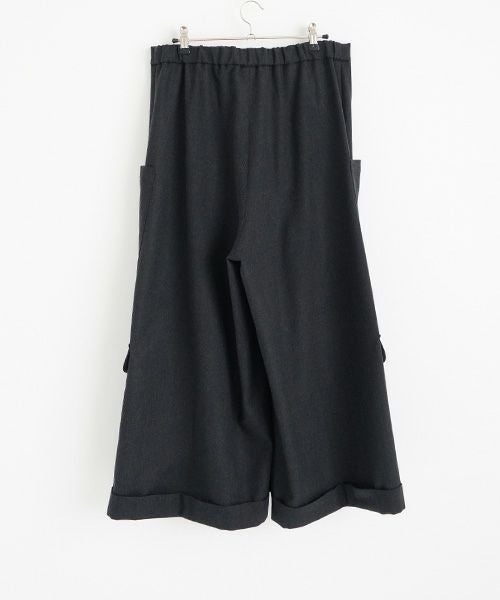 Mochiモチpocket wide pants [charcoal gray/ma25-pt-01] 