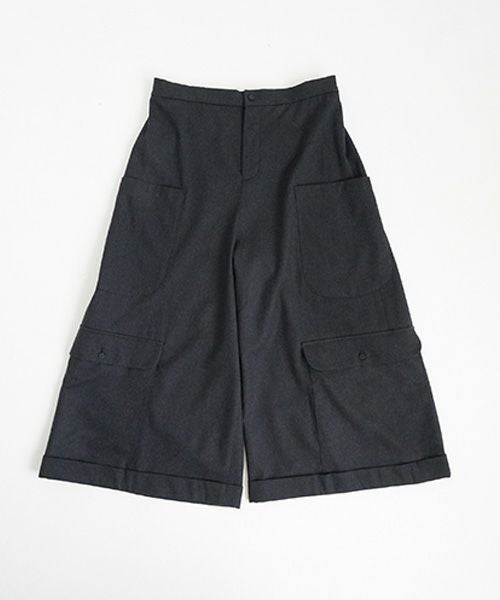 Mochiモチpocket wide pants [charcoal gray/ma25-pt-01] 