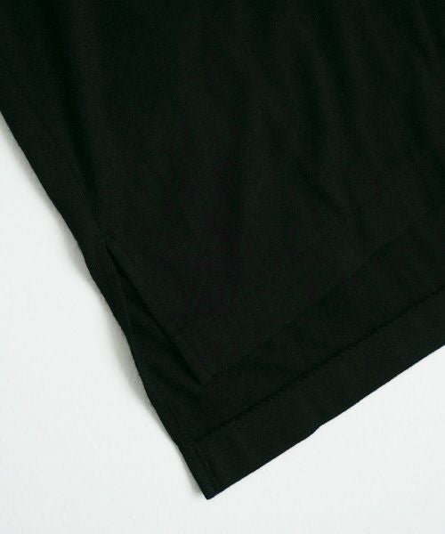 Mochiモチlong sleeve turtle knit [black/ma25-kn-02]